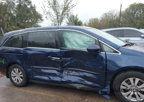 2015 Honda Odyssey Ex-L из США, поврежденный, VIN 5FNRL5H64FB112671